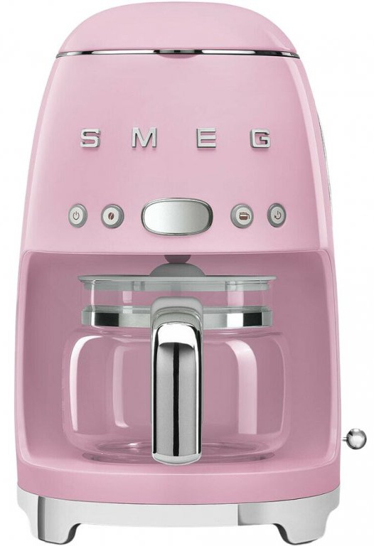 Smeg Překapávač na kávu 50´s Retro Style, růžová DCF02PKEU