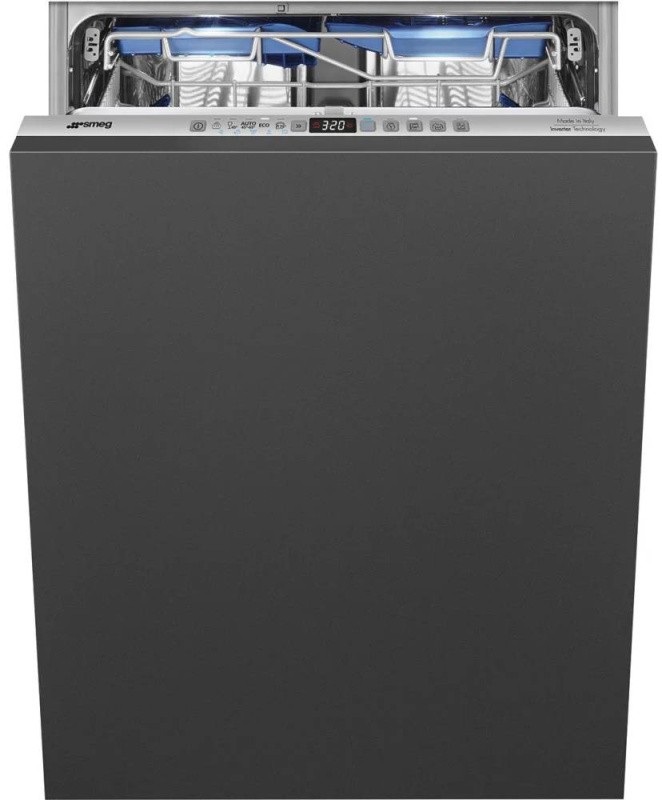 Smeg Vestavná myčka nádobí, 60 cm, na 14 sad nádobí, šedá ST323PT