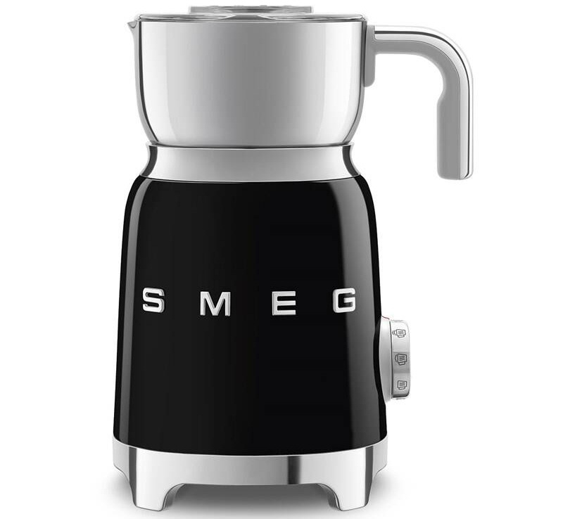 Smeg Napěňovač mléka 50´s Retro Style MFF11, černý MFF11BLEU