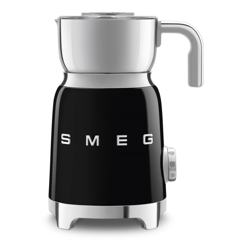 Smeg Napěňovač mléka 50´s Retro Style MFF11, černý MFF11BLEU