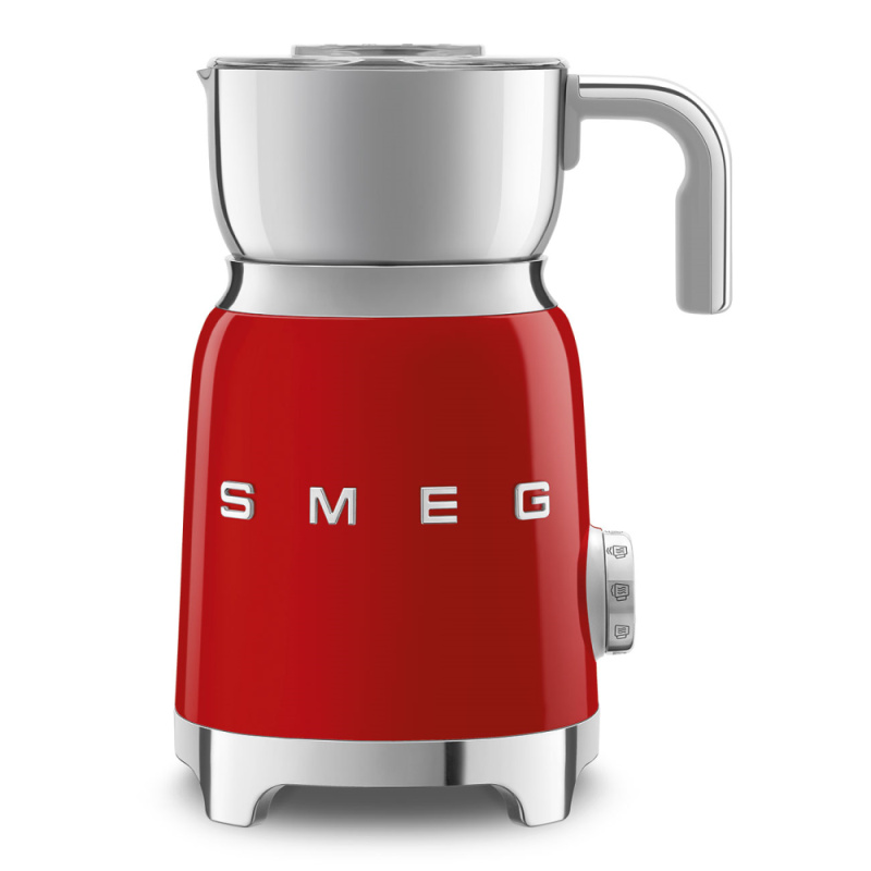 Smeg Napěňovač mléka 50´s Retro Style MFF11, červený MFF11RDEU
