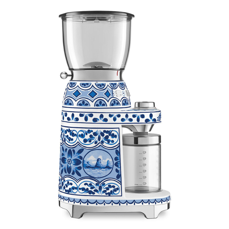 Smeg Dolce&Gabbana Mlýnek na kávu Blu Mediterraneo CGF01DGBEU