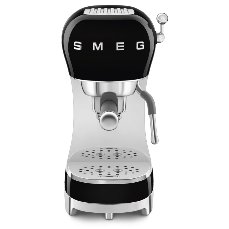 Smeg Pákový kávovar na espresso/cappucino ECF02, 50's Retro Style, černá ECF02BLEU