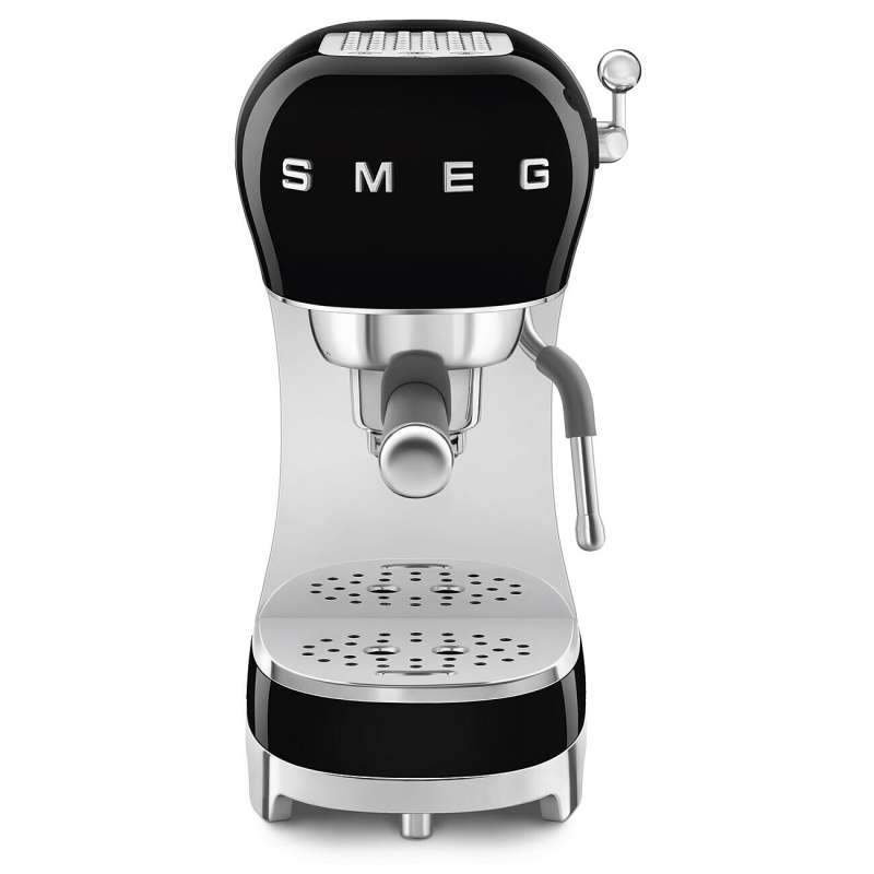 Smeg Pákový kávovar na espresso/cappucino ECF02, 50's Retro Style, černá ECF02BLEU