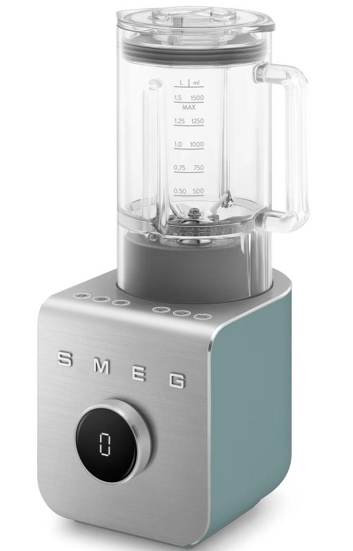 Smeg Stolní mixér high performance plus vakuovací pumpa BLC02, 1,5l, smaragdově zelená BLC02EGMEU