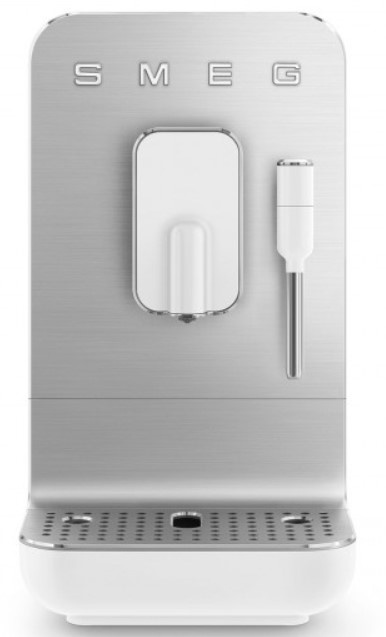 Smeg Automatický kávovar na espresso / cappuccino, BCC12, bílá BCC12WHMEU