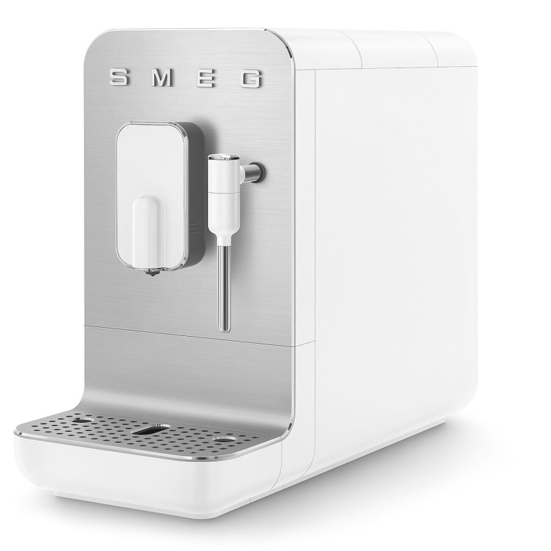 Smeg Automatický kávovar na espresso / cappuccino, BCC12, bílá BCC12WHMEU