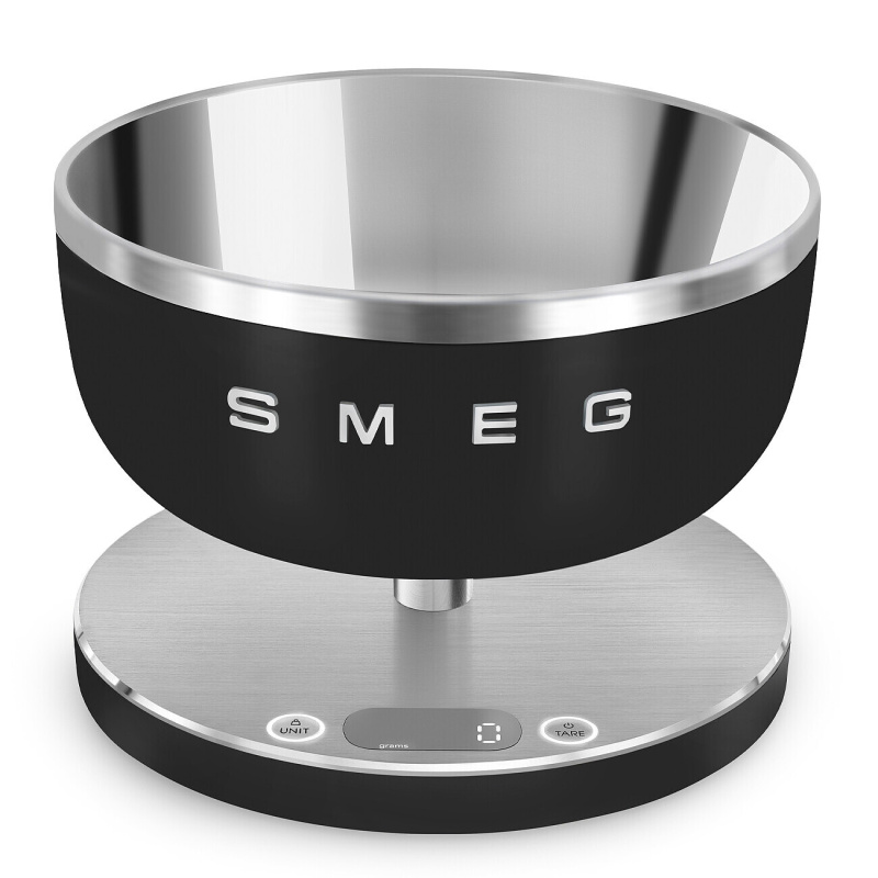 Smeg Digitální kuchyňská váha KSC01, černá KSC01BLMWW