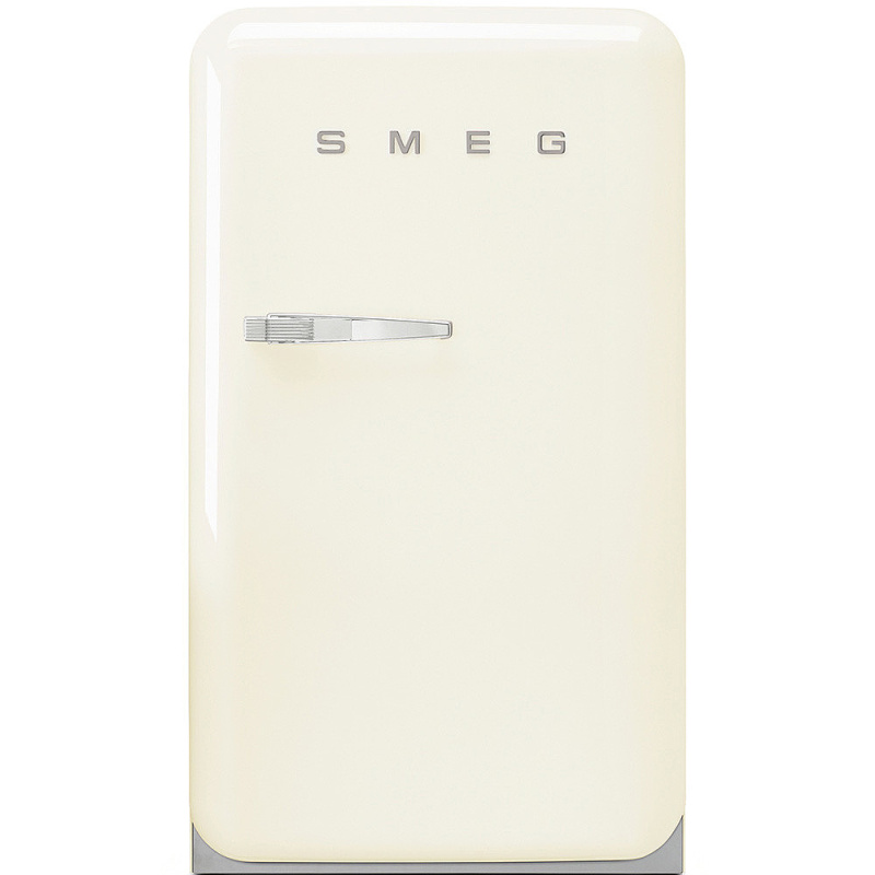 Smeg Chladnička s mrazícím boxem FAB10RCR6, 105l/17l otv.pravé 96x54,3 cm, krémová FAB10RCR6