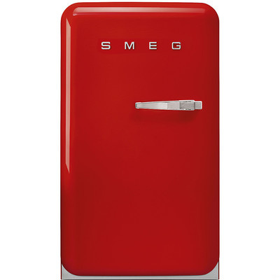 Smeg Chladnička "Home Bar", 135 l otvírání levé, červená FAB10HLRD6