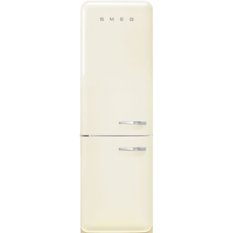 Smeg Lednice s mrazákem dole 50´s Retro Style, FAB32L, 234l/97l, levostranné otv., 196x6, krémová FAB32LCR6