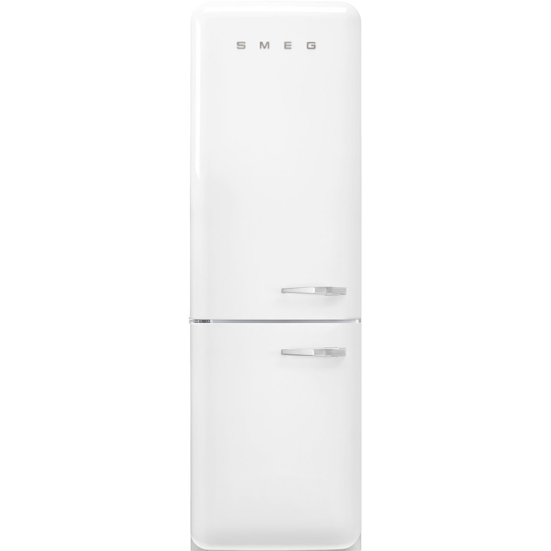 Smeg Lednice s mrazákem dole 50´s Retro Style, FAB32L, 234l/97l, levostranné otv., 196x60 cm, bílá FAB32LWH6