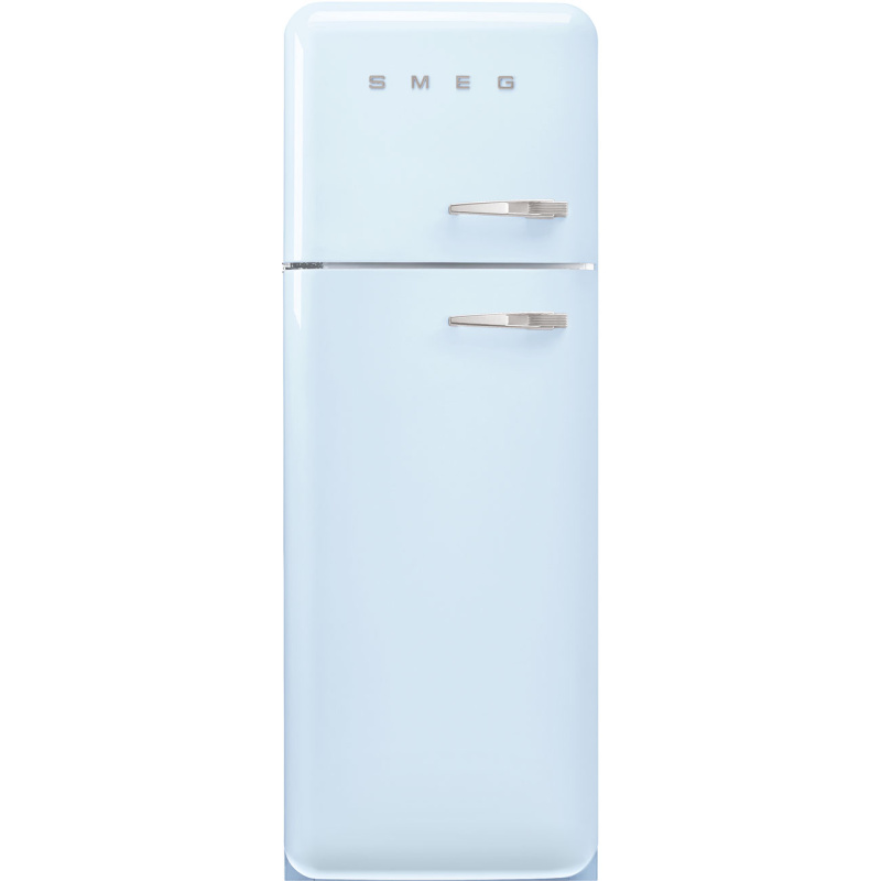 Smeg SMEG 50's RS kombinovaná lednice s mrazákem nahoře 222l/72l otv.levé 172x60 cm pastelově modrá FAB30LPB6