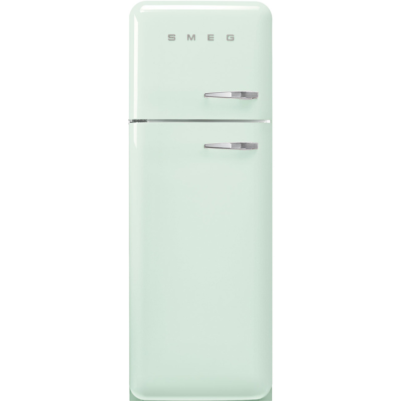 Smeg SMEG 50's RS kombinovaná lednice s mrazákem nahoře 222l/72l otv.levvé 172x60 cm pastelově zelená FAB30LPG6
