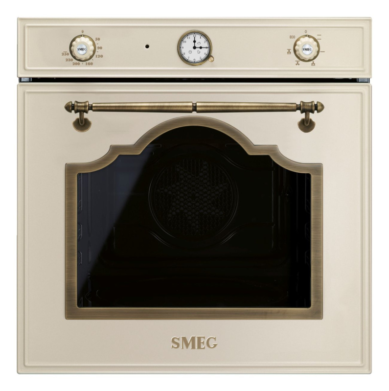 Smeg Vestavná trouba Cortina, SF67C1, 60 cm, objem 70 l, 6 funkcí, krémová SF67C1PO