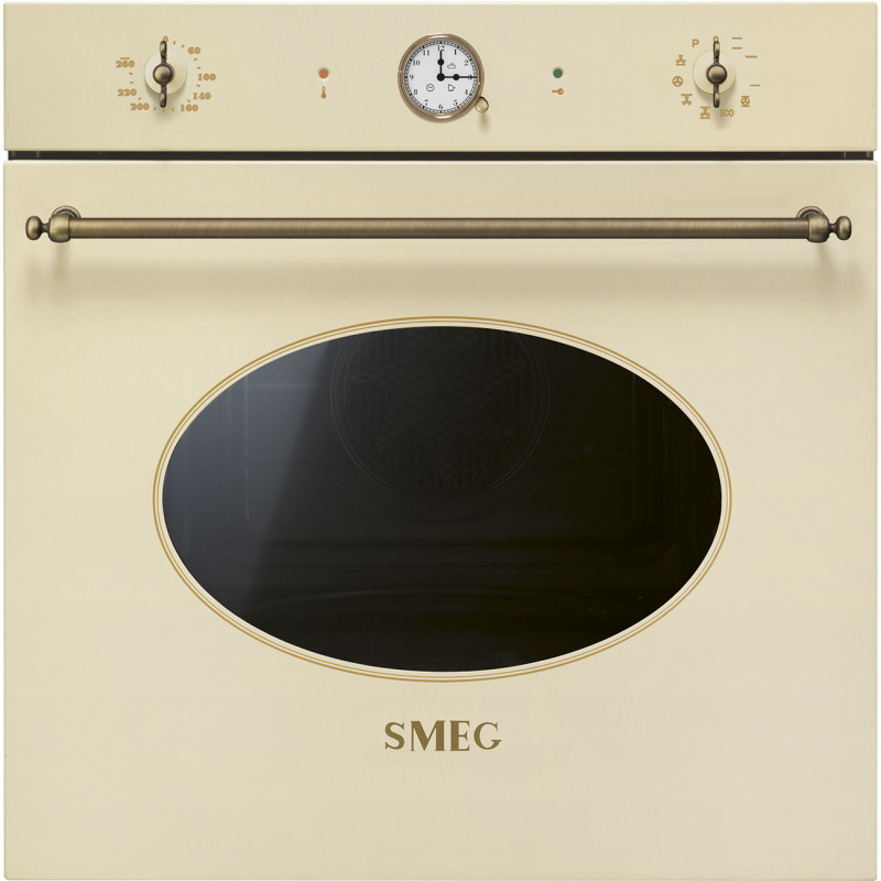 Smeg SMEG, vest. trouba SFP68C1T, ř.Coloniale, 60cm, objem 72 l, 9 funkcí, en.třída A, krémová SFP68C1TPO