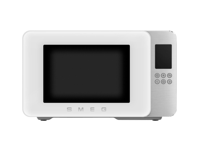 Smeg SMEG mikrovlnná trouba MOC01 s grilem, 29l, bílá MOC01WHMEU