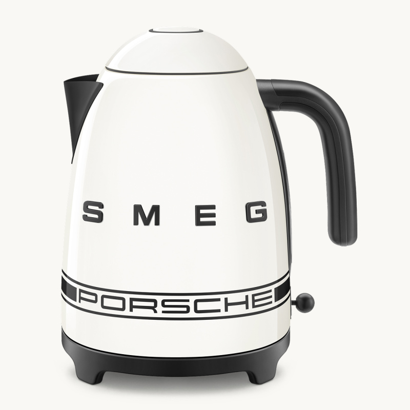 Smeg Rychlovarná konvice PorschexSmeg, 50's Retro Style, 1,7l, bílá KLF03PCWEU