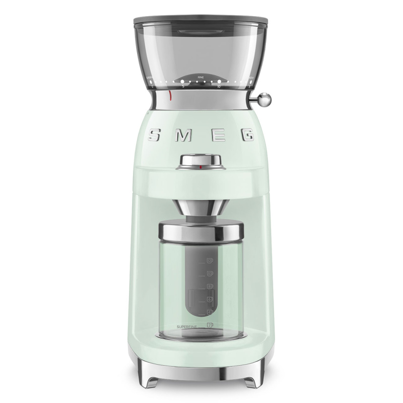 Mlýnek na kávu Smeg 50's Style CGF03PGEU / 150 W / pastelově zelená Varianta: ivi1