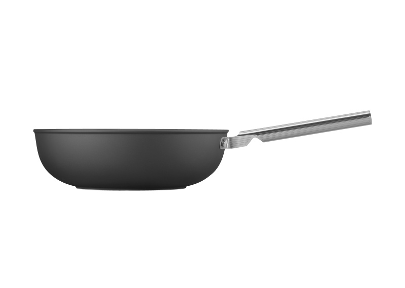 Smeg Pánev Wok s keramickým nepřilnavým povrchem, ∅ 30 cm, matná černá WOF3002BLM