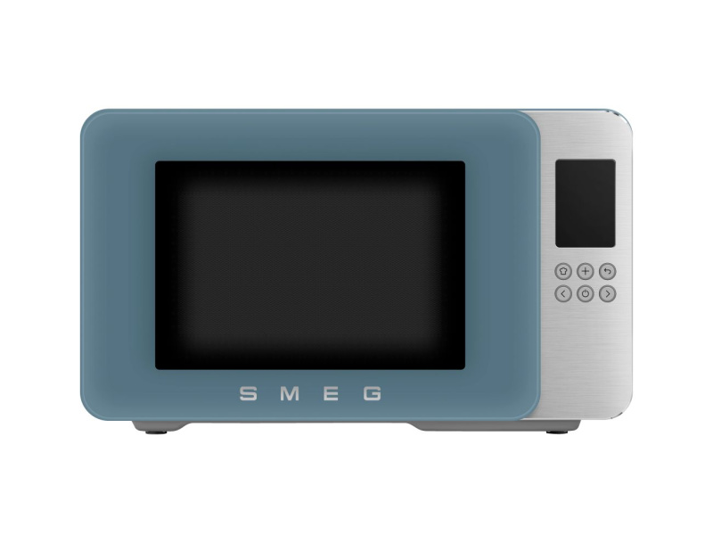Smeg SMEG mikrovlnná trouba MOC01 s grilem, 29l, matná modrá MOC01SBMEU