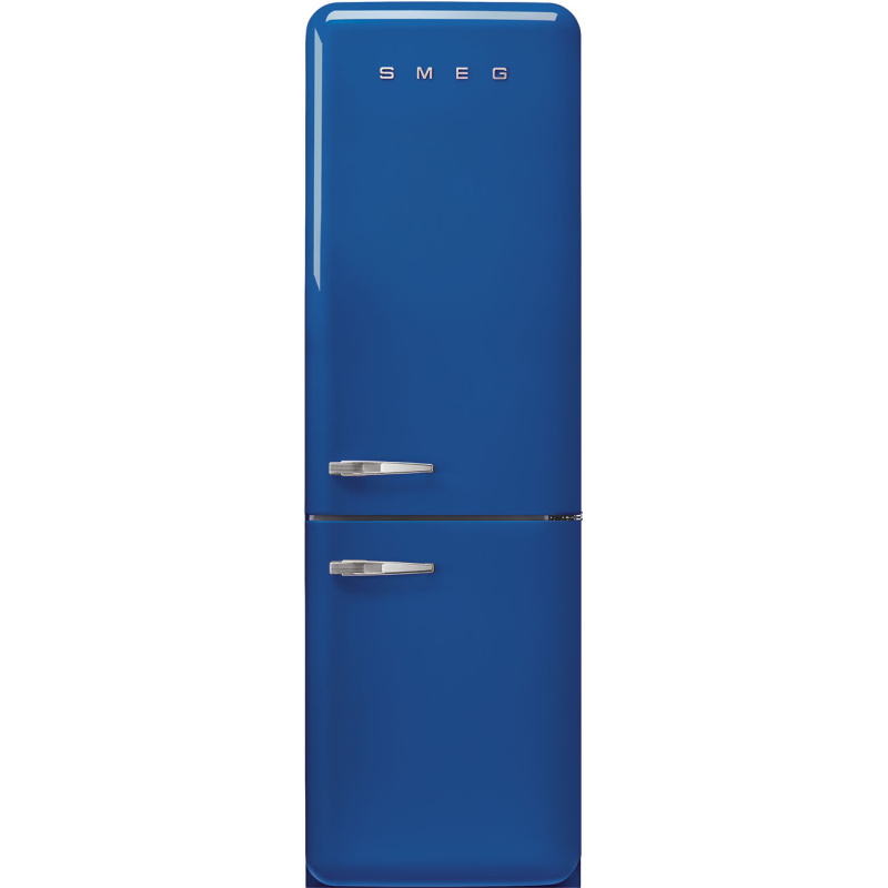 Smeg SMEG 50's RS kombinovaná lednice s mrazákem dole 234l/97l otv.pravé 196x60 cm tmavě modrá FAB32RBE6
