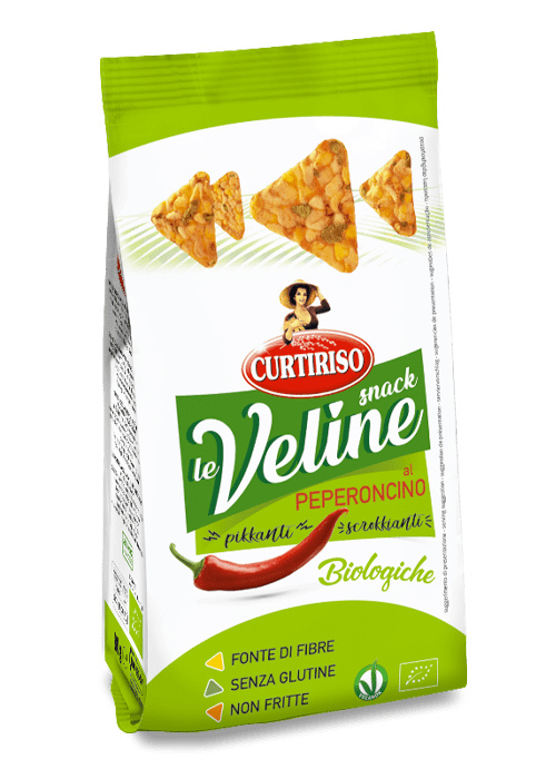 Curtiriso Bio snack s luštěninami a chilli 80g
