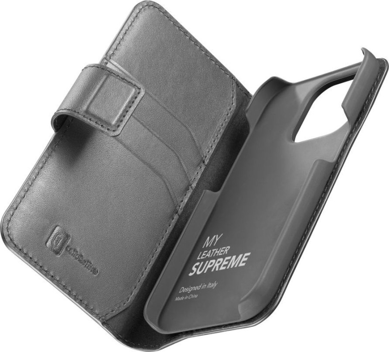 CellularLine Ochranné pouzdro na iPhone 15 Pro - Cellulalrine, Supreme Black