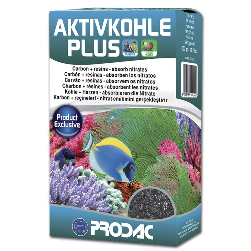 Akvaristika - Nutron Aktivkohle plus filtrační směs do akvária, 400g