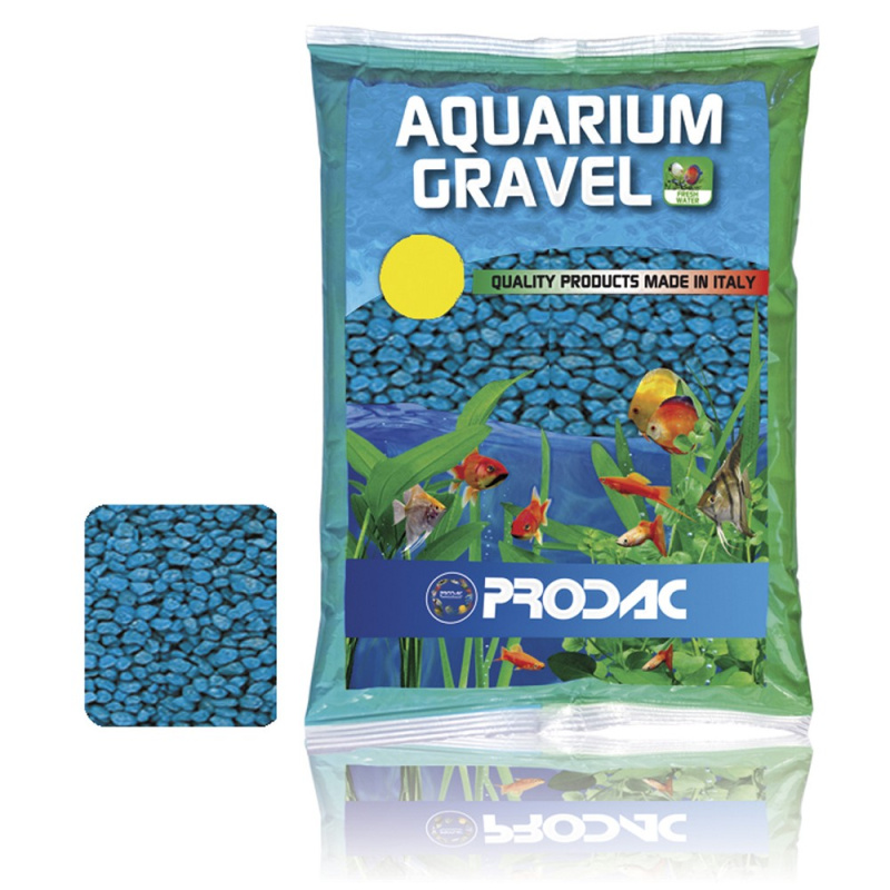 Prodac Quartz light blue akvarijní písek, 1kg - akvaristika