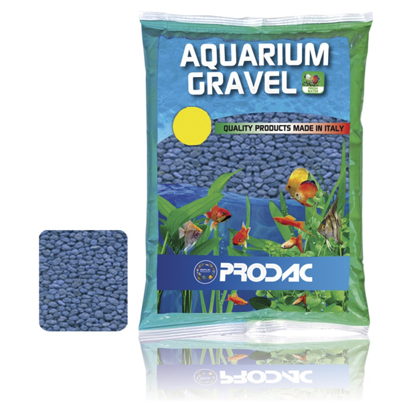 Prodac Quartz blue akvarijní písek, 1kg - akvaristika