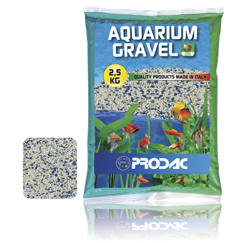 Prodac Fine Sand white/blue akvarijní písek, 2,5kg - akvaristika