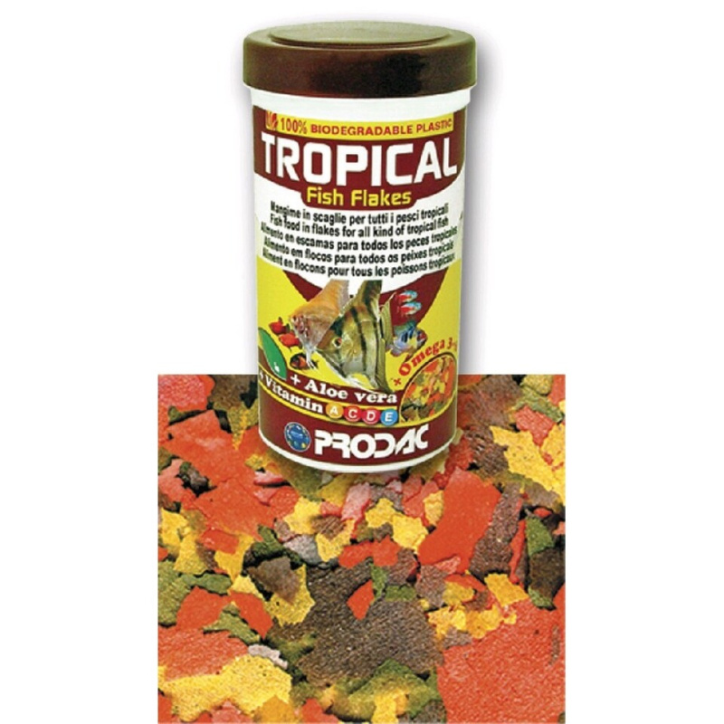 NUTRON Tropical Fish Flakes krmivo pro akvarijní ryby - rybičky, 100ml = 20g - akvaristika