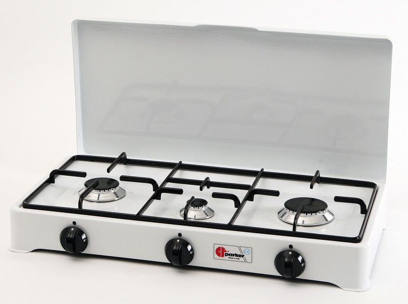 Plynový sporák Parker 3 plameny se zapalovací pojistkou Varianta: Camp.cooker 3fl.m.brew.30mb