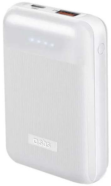 Powerbanka SBS / kapacita 10000 mAh / inteligentní nabíjení / bílá Varianta: ivi0