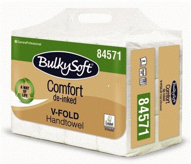 Bulky Soft ZZ, 2 vrstvy, bílé, 3000 ks
