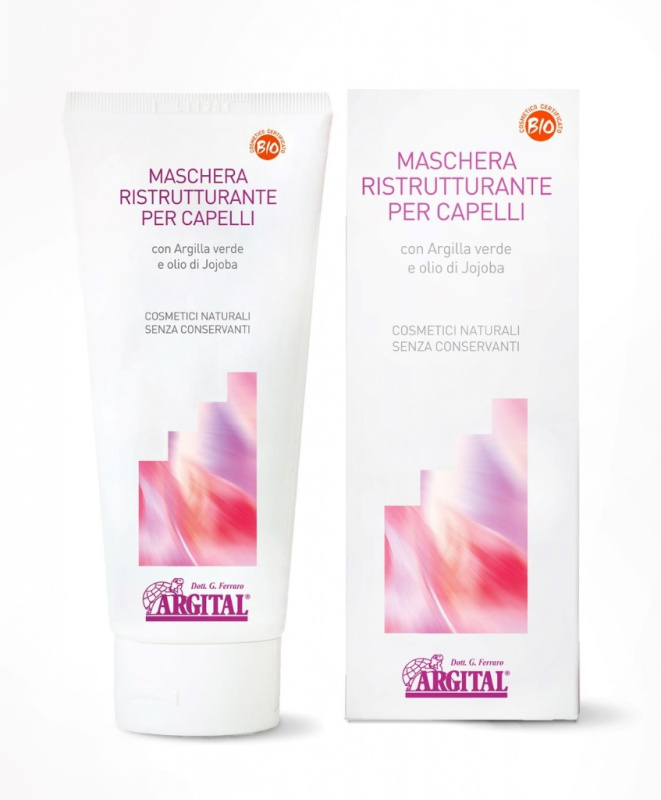 Argital Regenerační vlasová maska se zeleným jílem, 200 ml