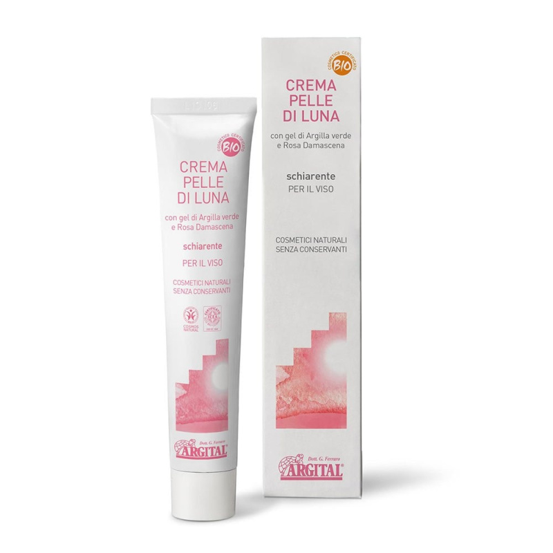 Argital Rozjasňující krém "Pelle di Luna" se zeleným jílem, 30 ml