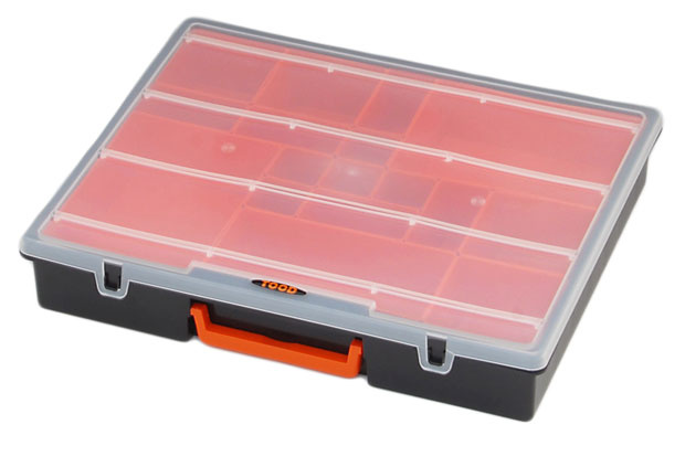 TOOD Organizér 380x310x70 mm, 17 přihrádek, plast