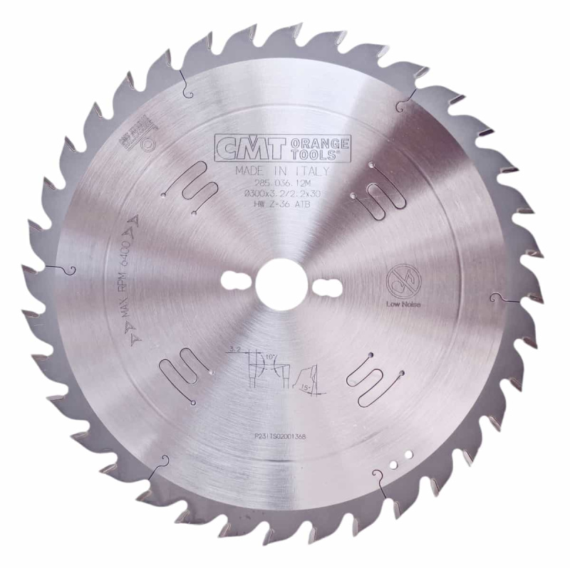 CMT Industrial | Pilový kotouč pro podélné a příčné řezy ø 300/30 mm Z36 WZ/ATB