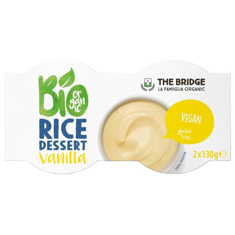 The Bridge BIO Rýžový dezert s vanilkou (2×130 g)
