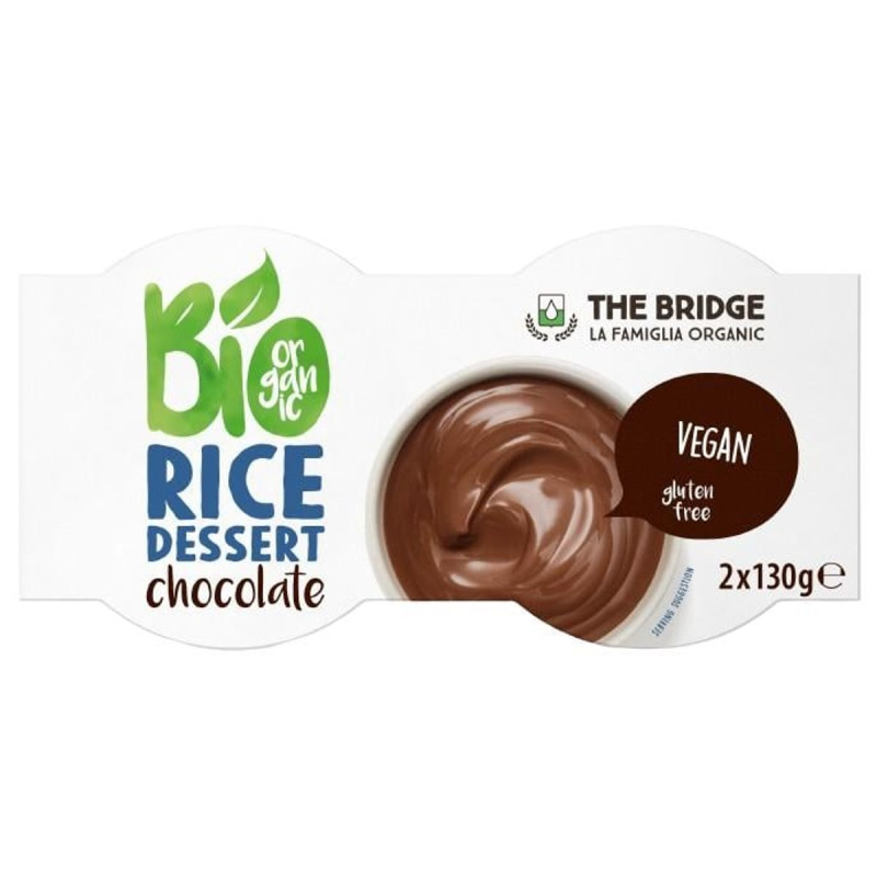 The Bridge BIO Rýžový dezert s čokoládou (2×130 g)