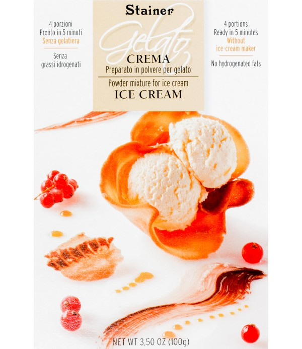 Stainer Směs na přípravu vanilkové zmrzliny (crema) 100g