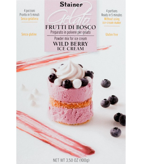 Stainer Směs na přípravu zmrzliny z lesního ovoce (frutti di bosco) 100g