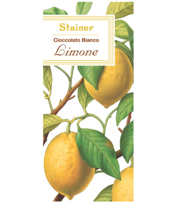 Stainer čokoláda bílá s citronem (Bianco con Limone) 50g