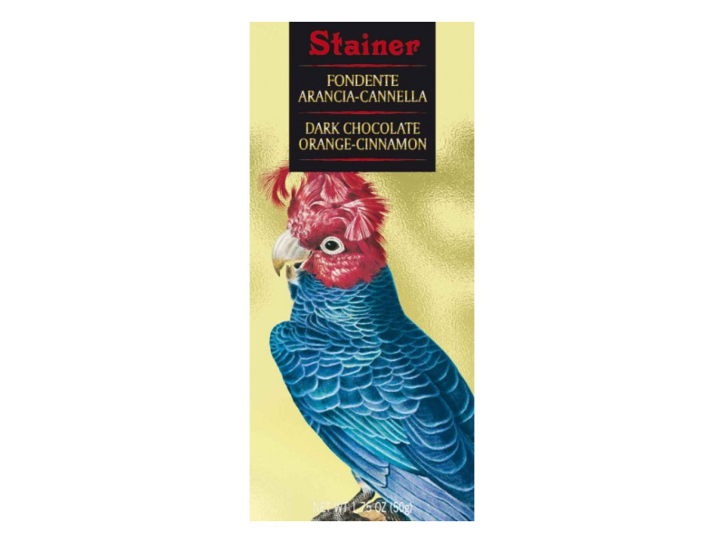 Stainer čokoláda hořká 70% s pomerančem a skořicí (arancia-cannella) 50g