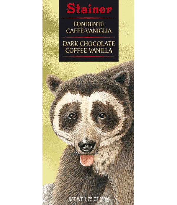 Stainer čokoláda hořká 70% s kávou a vanilkou (caffee e vanilla) 50g