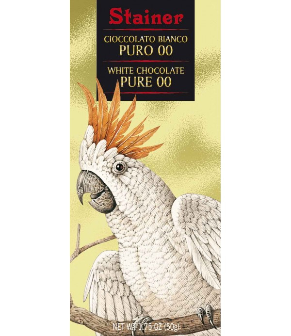 Stainer čokoláda bílá 42% (bianco puro 00) 50g