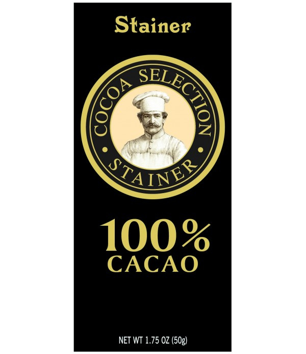 Stainer čokoláda hořká 100% (cocoa 100%) 50g