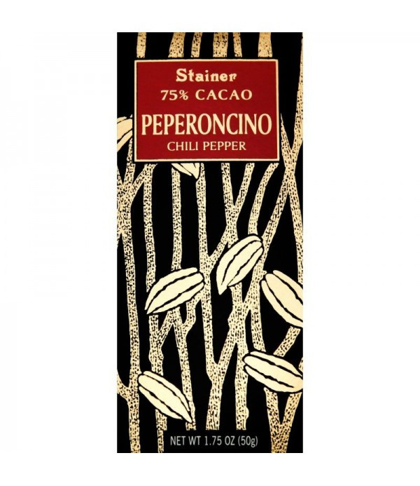 Stainer čokoláda hořká 75% s chilli 50g